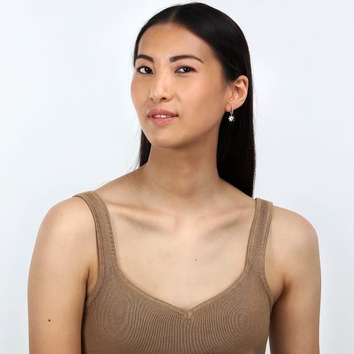 Boucles d'oreilles - MORELLATO - SAUY07 - Or jaune - Cristal - Pendant - Crochet