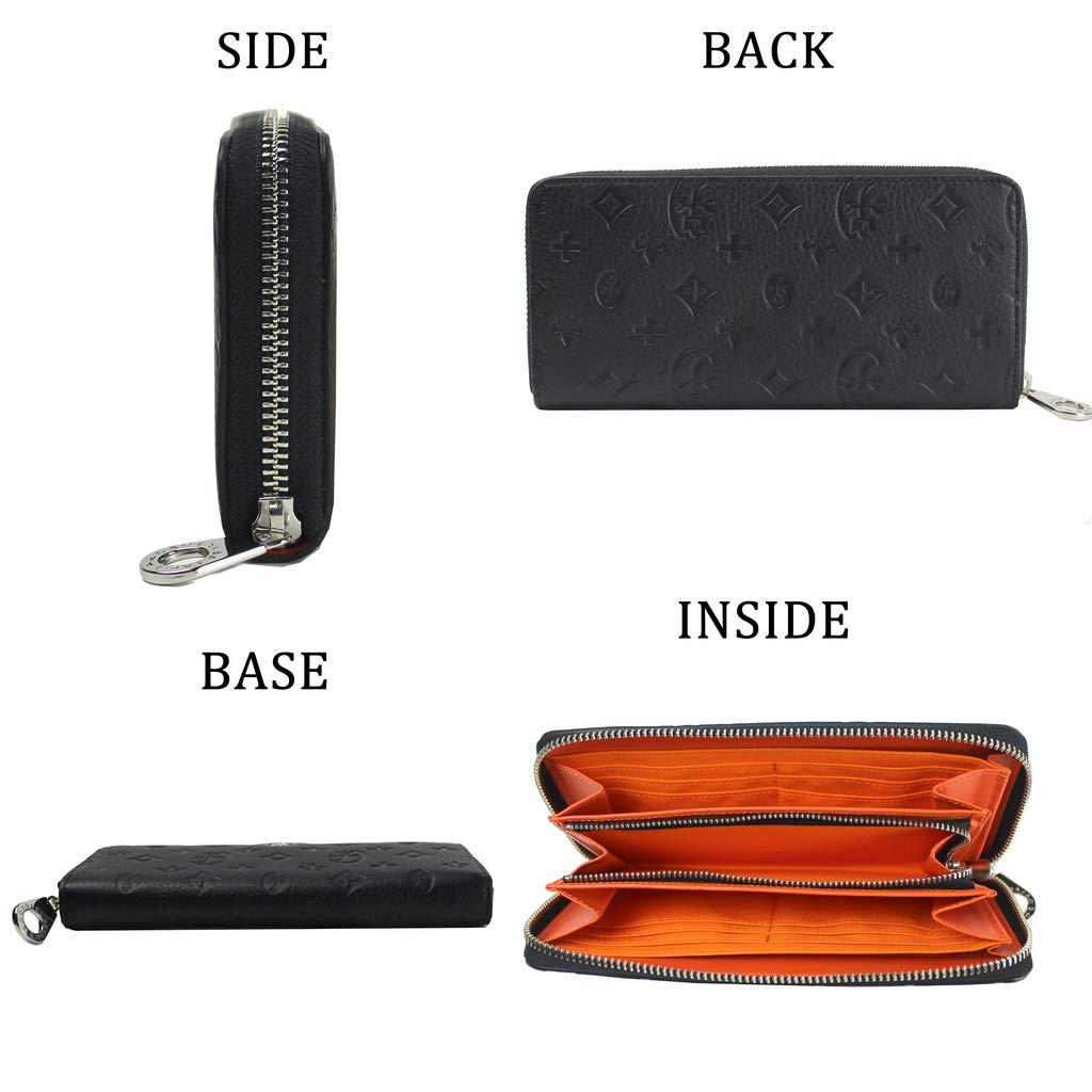 Round Zipper Long Wallet with Coin Purse Marcel 061616 Shiro [Castelbajac]