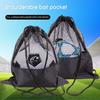 Basketball Bag Mesh Surface Large Capacity Wear-resistant Adjustable Strap Strong Load-bearing Storage A Ball Foldable Drawstring Storage Bag