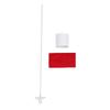 Flagstick with Hole Cup Plastic Nylon Putting Green Flag Stick Flag Cup Set for Course Outdoor