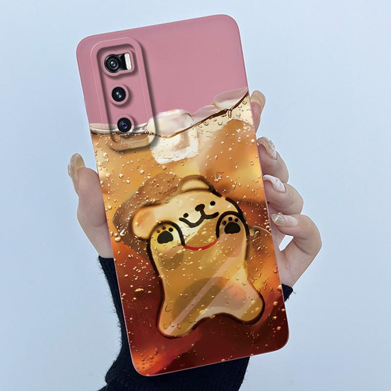 Для Vivo V20 SE / vivo Y70 Чехлы V2022 V2023 Мягкий Силиконовый Чехол для Телефона Милый Рисунок Мультяшный Защитный Чехол Расписная Задняя Крышка