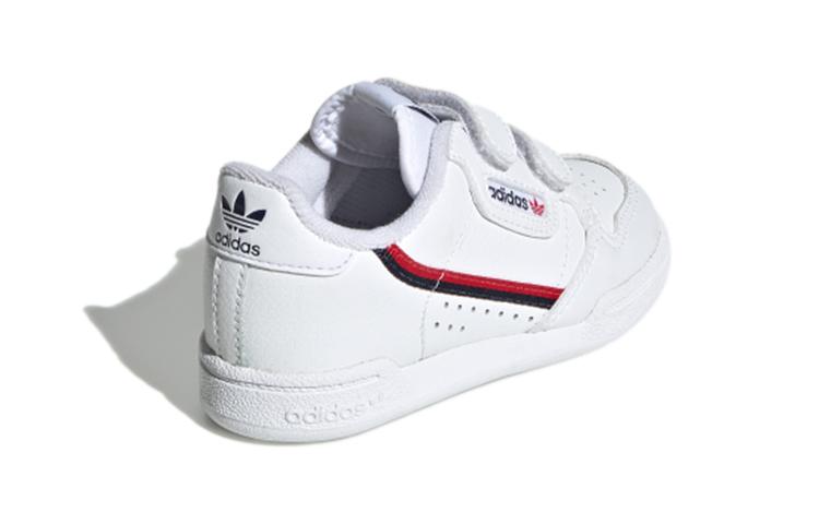 adidas Оригинальные Continental 80 Удобные Низкие Детские Кроссовки Белые Для Младенцев и Малышей EH3230