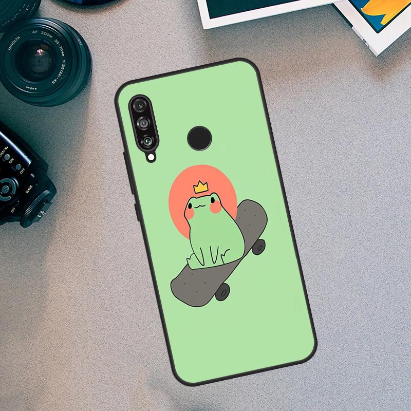 Мятно-зеленый Лягушка Гриб Для Huawei Nova 5T 9 10 SE 3i 7i 8i 11i 12i Y60 Y61 Y70 Y72 Y73 Y90 Y91 P30 P40 Lite Чехол