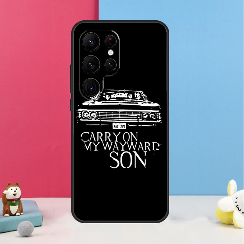 Сверхъестественное CARRY ON MY WAYWARD SONS Чехол Для Samsung Galaxy S26 S25 Ultra S20 S21 S22 S23 S24 Plus S10 S25 FE Задняя Крышка Корпус