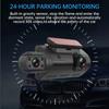 1080P HD HD Car DVR Driving Recorder Dual Lens Vehicle Wide Angle Dash Broad Camera Night Vision Dashboard Camera For Parking Monitoring Dash Cam