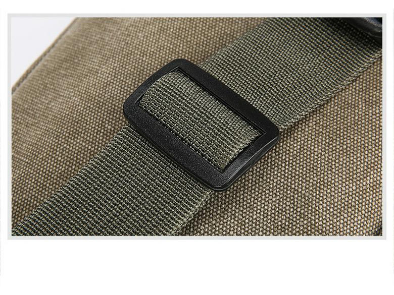 Стильная унисекс поясная сумка из канваса - Большая вместимость, износостойкая, многофункциональная для повседневного спорта