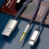 Двухфункциональный Type-C на USB A 3,5 мм Автомобильный стерео Aux Кабель для наушников 2 в 1 Соединительный провод для телефонов/планшетов с USB C