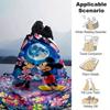 1pc Mickey and Minnie Mouse Romantic Moonlight Floral Throw Blanket - Soft Home Decorative Plush Blankets for Couch Bed Sofaz008