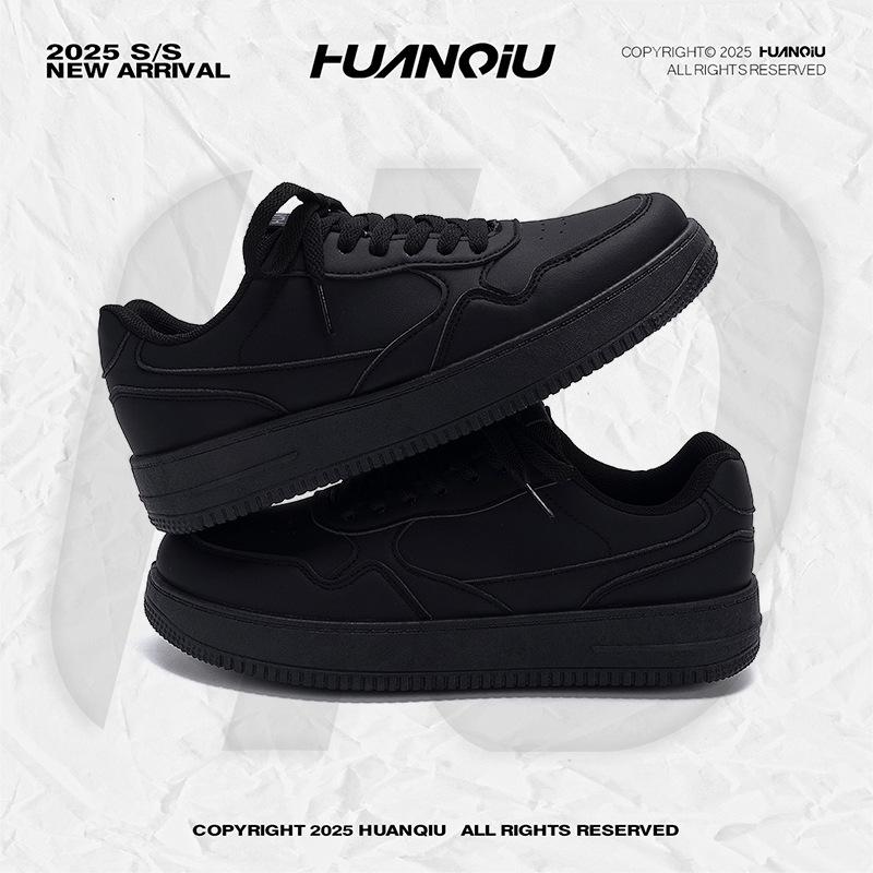 Global Black Classic Board Shoes ZHQ-HY958 Autumn Trend Versatile Men's Shoes Comfortable Fashion Casual Shoes
