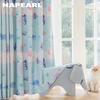 1PC NAPEARL 70-80% Blackout Animal Hand Drawn Printed Children's Curtains for Bedroom Living Room Home Decor