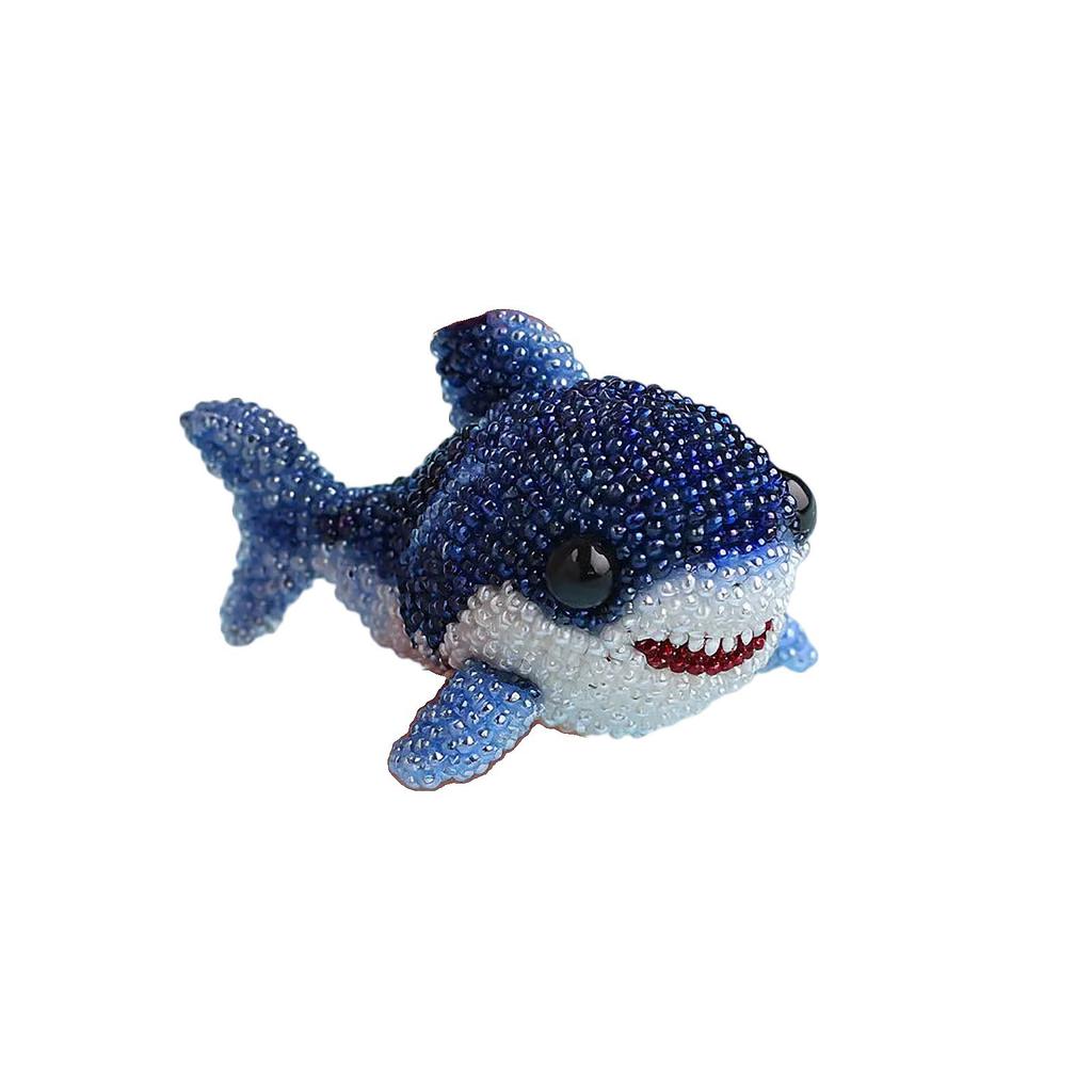 Набор для вышивки бисером, Наборы для вышивки бисером с морскими существами для начинающих, Набор для рукоделия «Сделай сам» для создания объемных животных из бисера