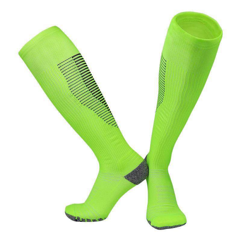 2026 Men's Professional Soccer Socks Socks Men's and Women's Casual High Over the Knee Towel Sole Non-Slip Sports Socks