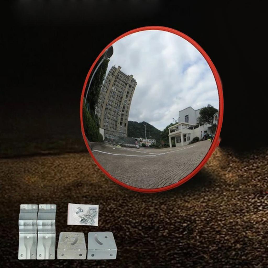 Выпуклое зеркало Гаражная парковка Зеркало дорожного движения Подъездная дорога Дорога 55/60см Мертвая зона Офисная безопасность Изогнутое зеркало безопасности Парковочное зеркало