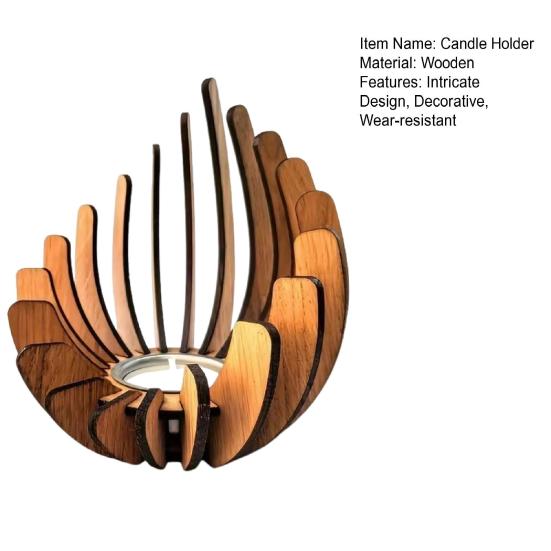 Подсвечник для чайной свечи Деревянный подсвечник для чайной свечи Деревенский подсвечник для вотивных свечей для декора дома, стола, полки, шкафа