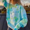 Rainbow Hoodies Women Sweatshirt Oversize Tie Dye Hoodie Streetwear Pullover Spring Autumn Casual Women Sweatshirts Hoddies Tops