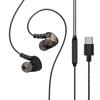Wired Headphones In-ear Music Wired HIFI Monitoring Headphones Hanging Ear Mobile Gaming Sports Headphones
