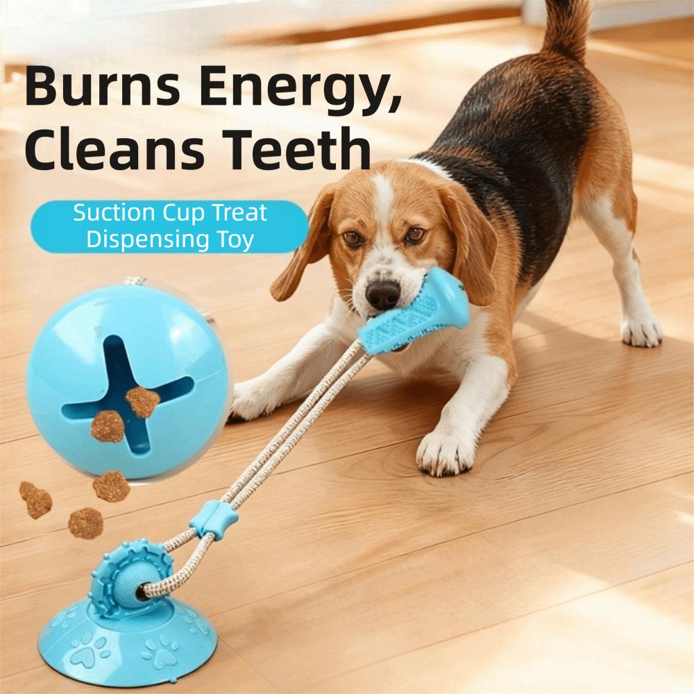 Bite-Resistant Dog Suction Cup Toy Elastic Pet Molar Bite Toy Relieve Boredom
