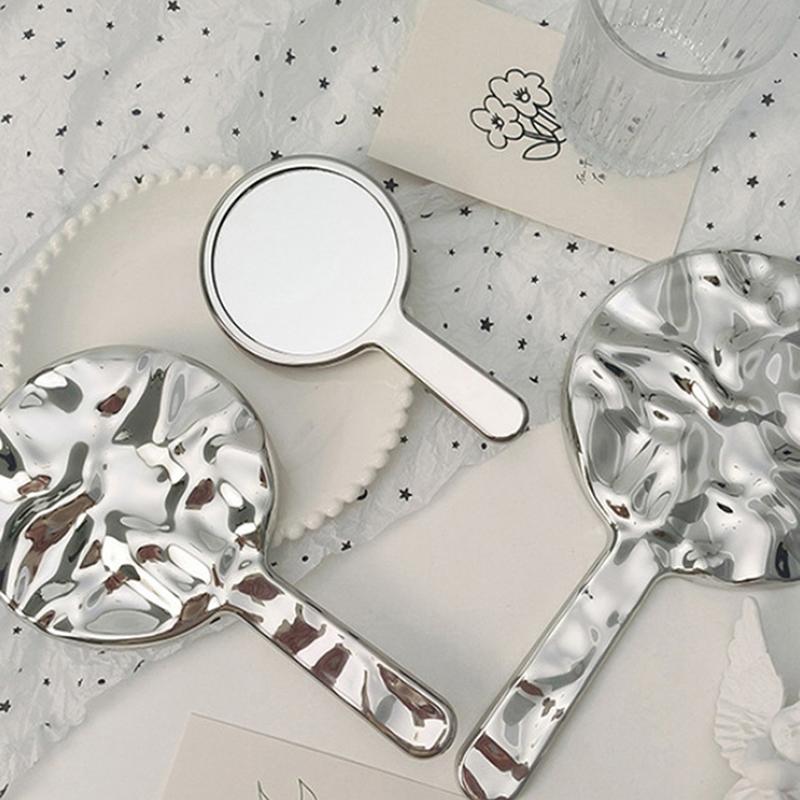 1 шт. Ретро ручное зеркало для макияжа портативное зеркало для красоты домашний инструмент для красоты