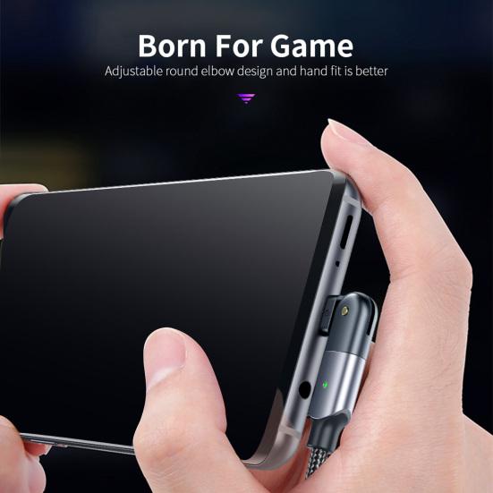 Вращающийся кабель для передачи данных PD для мобильного телефона с двойной головкой 100/60 Вт TYPE-C