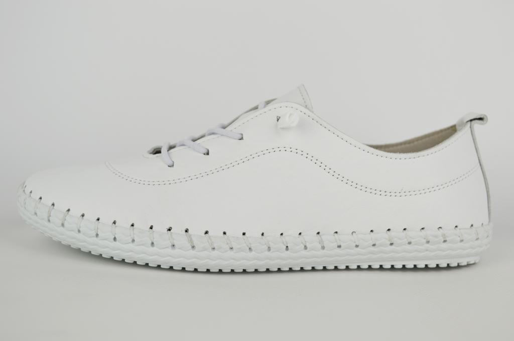 Leather Moccasins Evromoda 007115 36 White