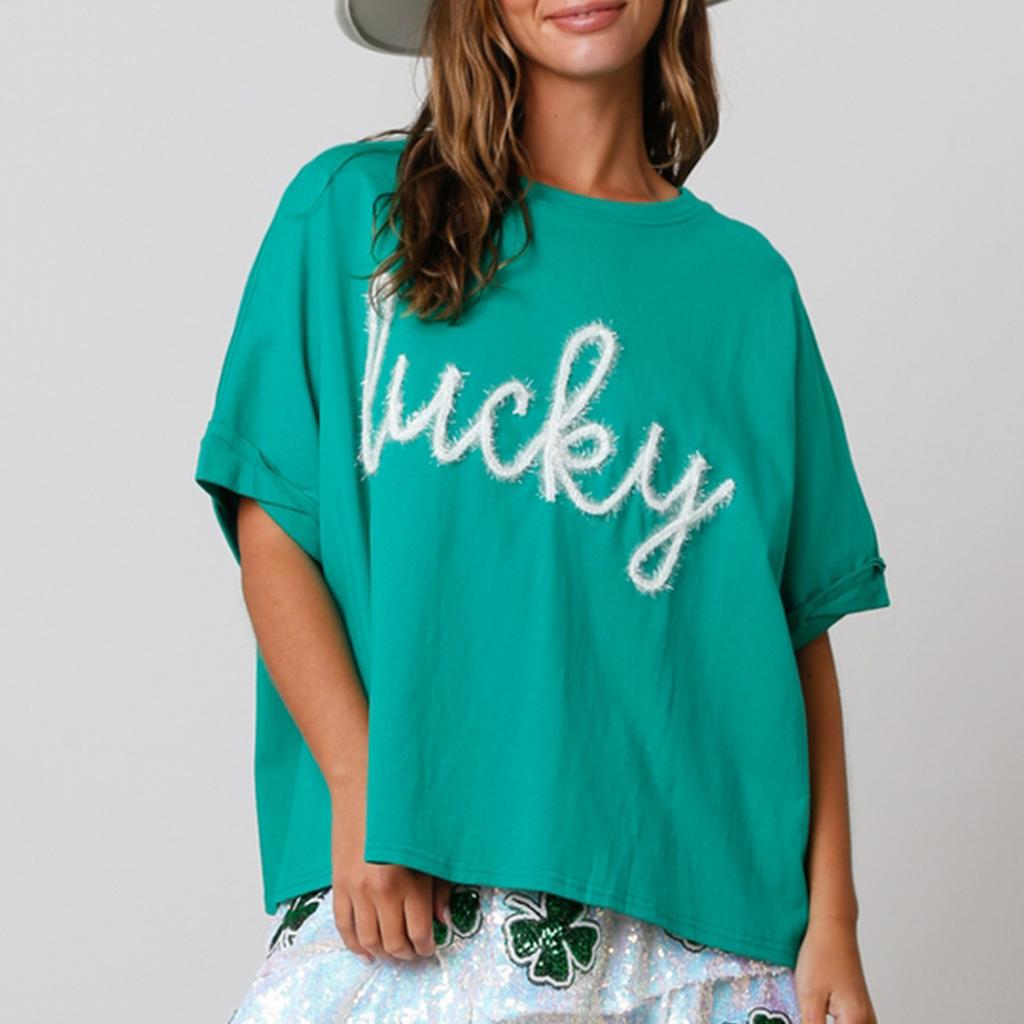 Женские ирландские топы с модным принтом в виде букв и пэчворка, футболки с коротким рукавом и круглым вырезом, блузки, эстетическая одежда