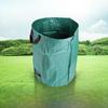 Green Garden Leaf Collection Bag - Fallen Leaf Storage Bucket for Gardening Tools