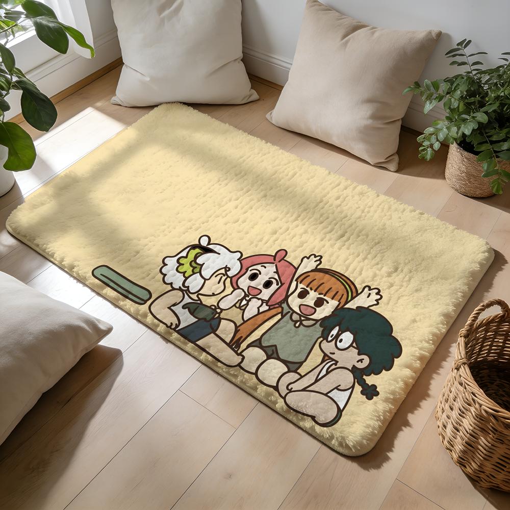 Anime The LLegend Of Luo XXiaohei Floor Mat Soft Flannel Absorbent Mat Non-Slip Rug Home Bedroom Bathroom