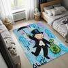 Cartoon Dollar M Monopolies Street Carpet Rug Art for Room Decor Home Bedroom Outdoor Sofa Gift Kids Area Rug Non slip Floor Mat