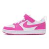 Nike Кроссовки Court Borough Low Recraft PS Laser Fuchsia Kids Pink White DV5457-123