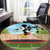 1pc mickey mouse Chair Carpet for Office Non Slip, Lightweight, Machine Washable Rug for Office Holiday Decor