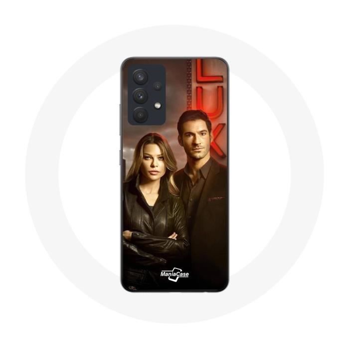 Coque pour Samsung Galaxy A13 5G Chloe Decker et Lucifer Morningstar