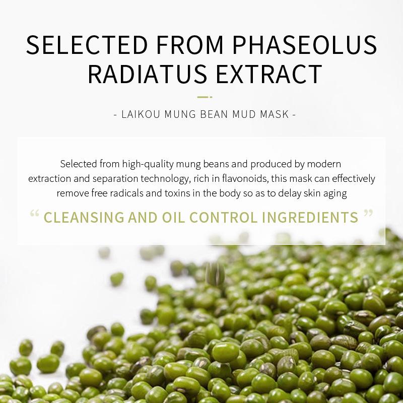 5 шт./10 шт. Маска из пасты бобов мунг, очищающая маска для лица, грязь для удаления черных точек и закрытия рта