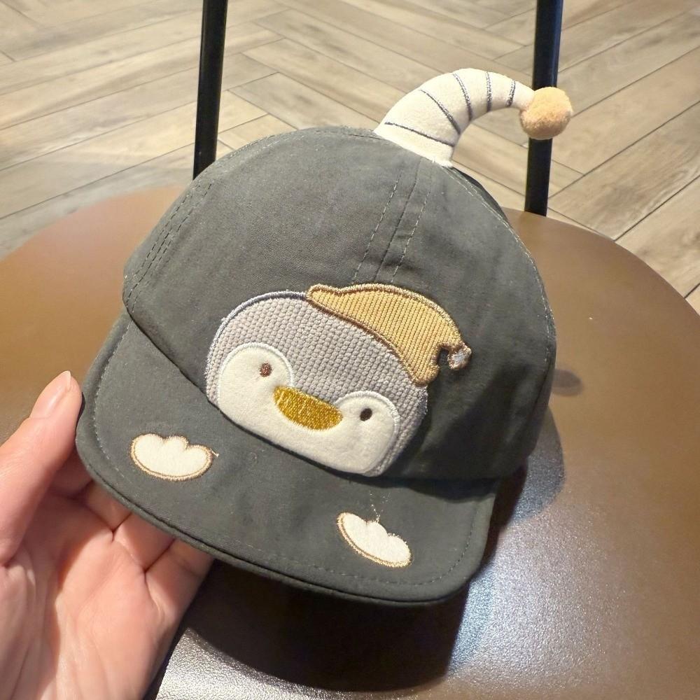 Cartoon Penguin Baseball Cap Breathable Peaked Hat New Sun Hat for Spring Summer