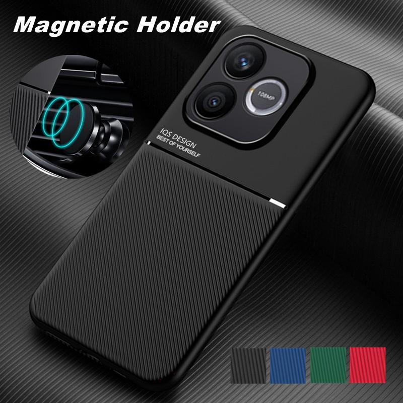 Прочный Нескользящий Чехол для Honor 600 Lite 5G Защитная Крышка Магнитный Держатель-Присоска Coque Fundas Capa