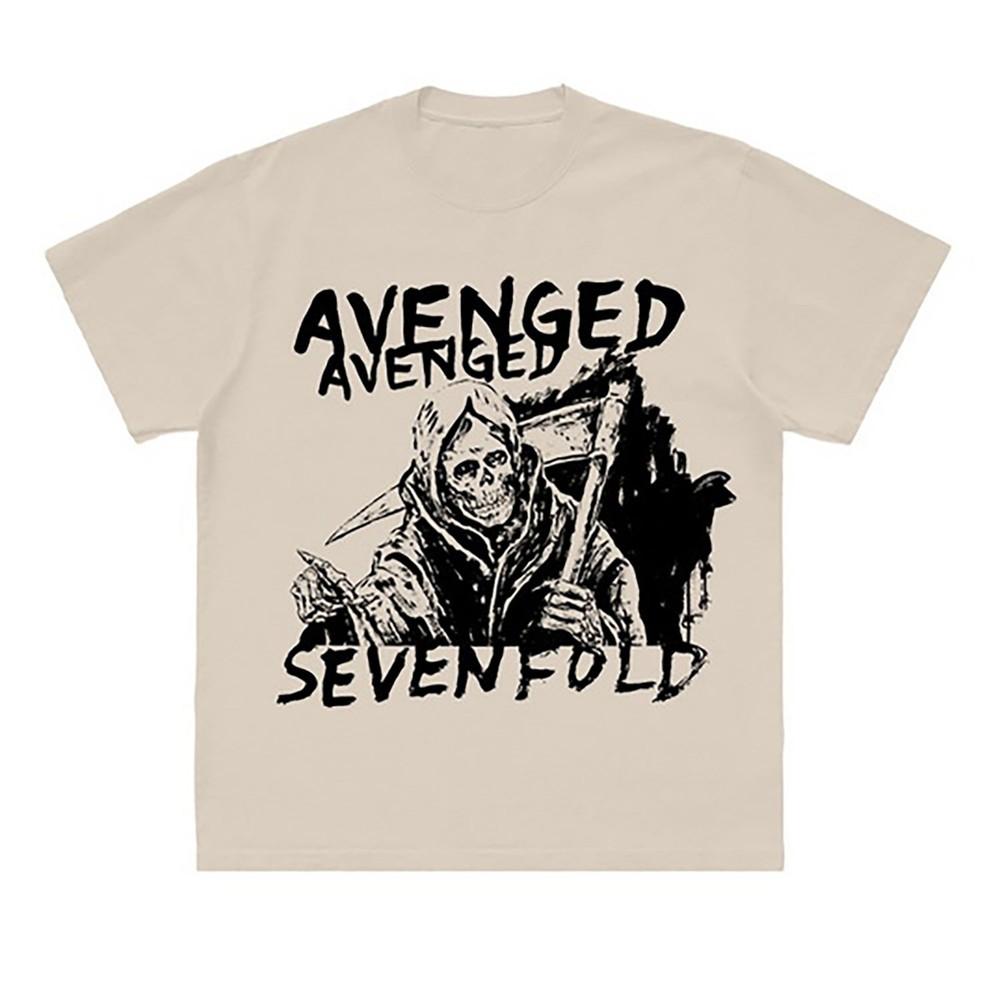 Avenged Sevenfold Жнец Из Жизнь Есть Только Сон... Футболка XX-Large Бежевая Унисекс Футболка