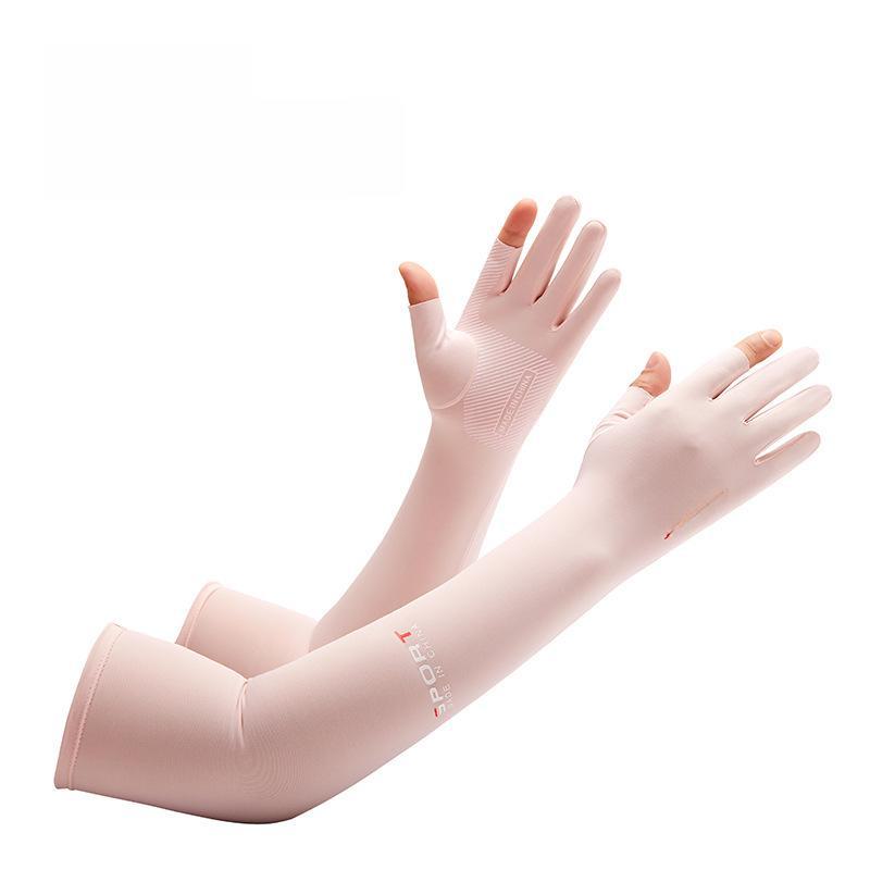 Рукава Ice Silk с защитой от ультрафиолета: Унисекс-перчатки для велоспорта с защитой от ультрафиолета на лето