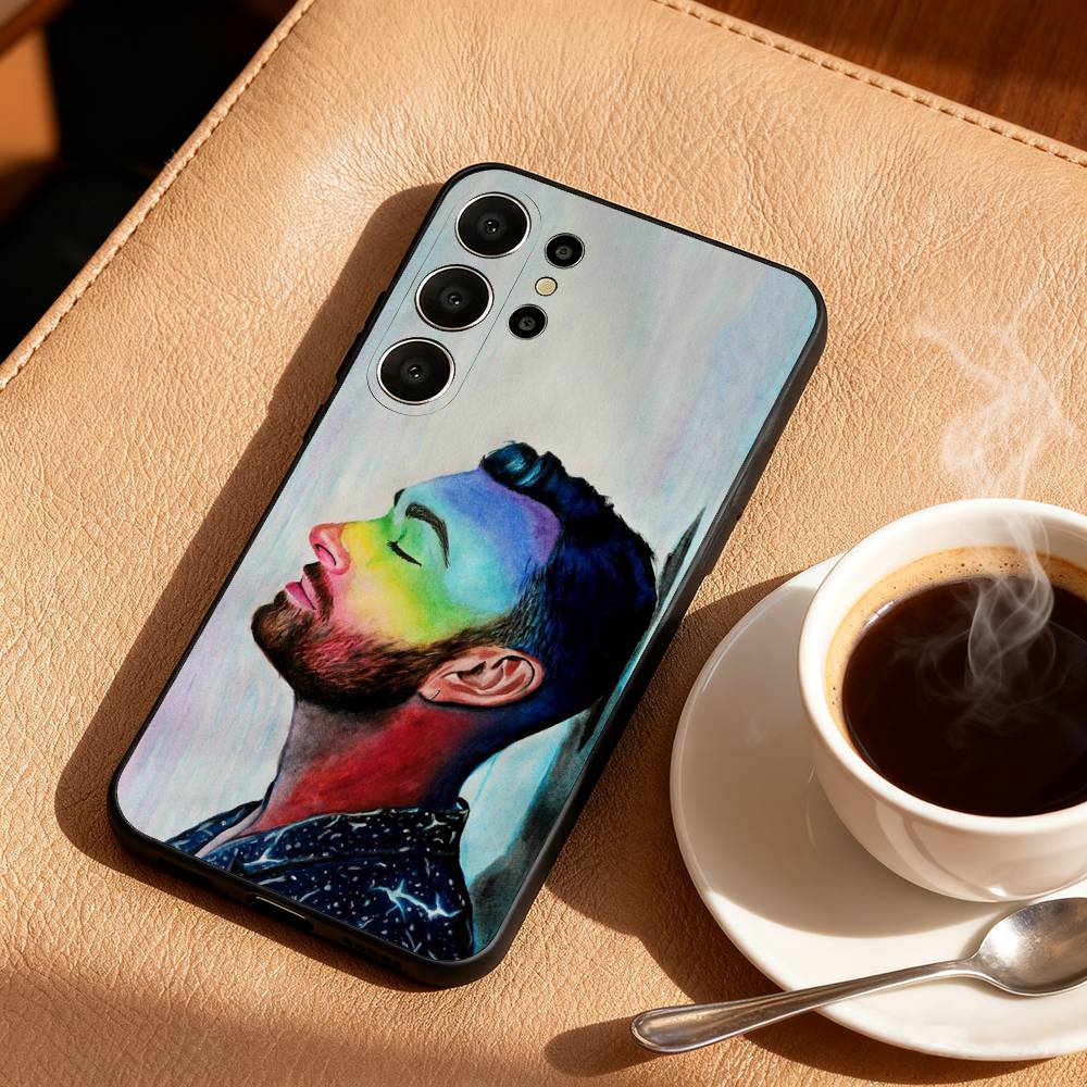 S-Sam S-Smith Gloria Singer Phone Case For Samsung S26,S25,24,23,22,30,21,10,9,Ultra,Plus,Lite,FE Soft Black Case