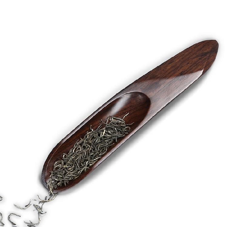 Kung Fu Tea Лопатка для чая Зажим для чая Аксессуары для чайной церемонии Натуральный деревянный материал
