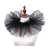 Removable Puffy Mesh Faux Collar Clown Circus Shirt Collar Business Weddings Parties Cosplay Accessories