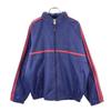 Adidas 80s Vintage Silver Tag 3 Lines Windbreaker M Navy Sports Jackets Men's Used