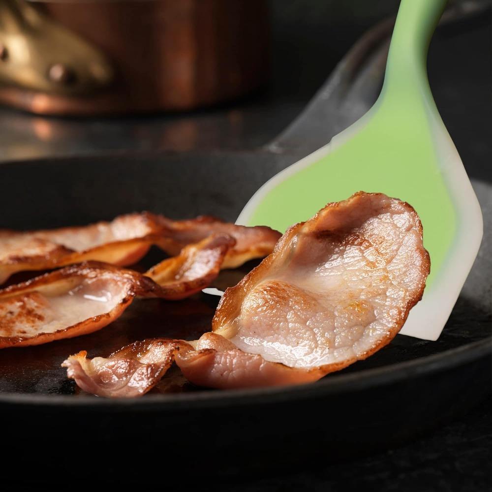 1 шт. силиконовая лопатка премиум-класса - антипригарная, термостойкая лопатка для приготовления яиц и блинов