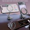 New Ultra Magnetic Car Phone Holder,Universal Rotatable Alloy Smartphone Stand For Automotive,Anti-Shake Car Navigating Holder