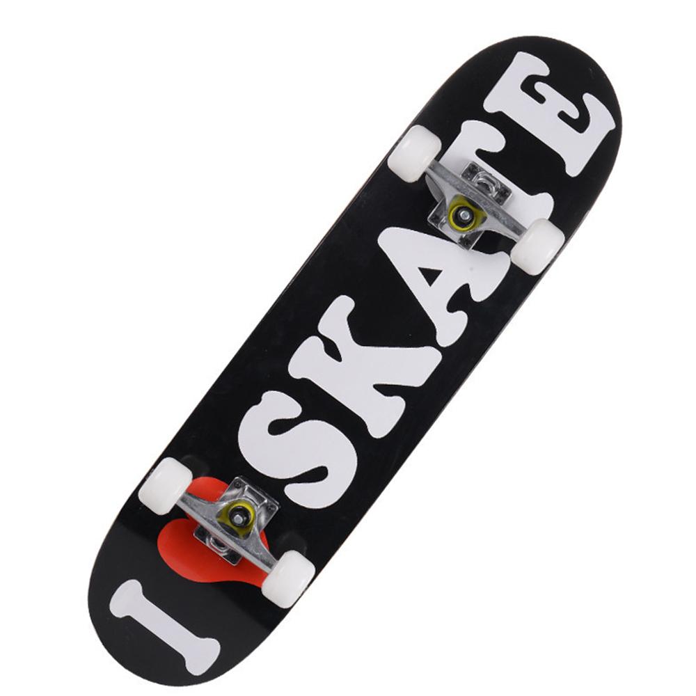 31-дюймовый уличный кленовый скейтборд для взрослых, четырехколесный скейтборд из сплава с двойным наклоном и принтом, длинная доска для начинающих, подростков