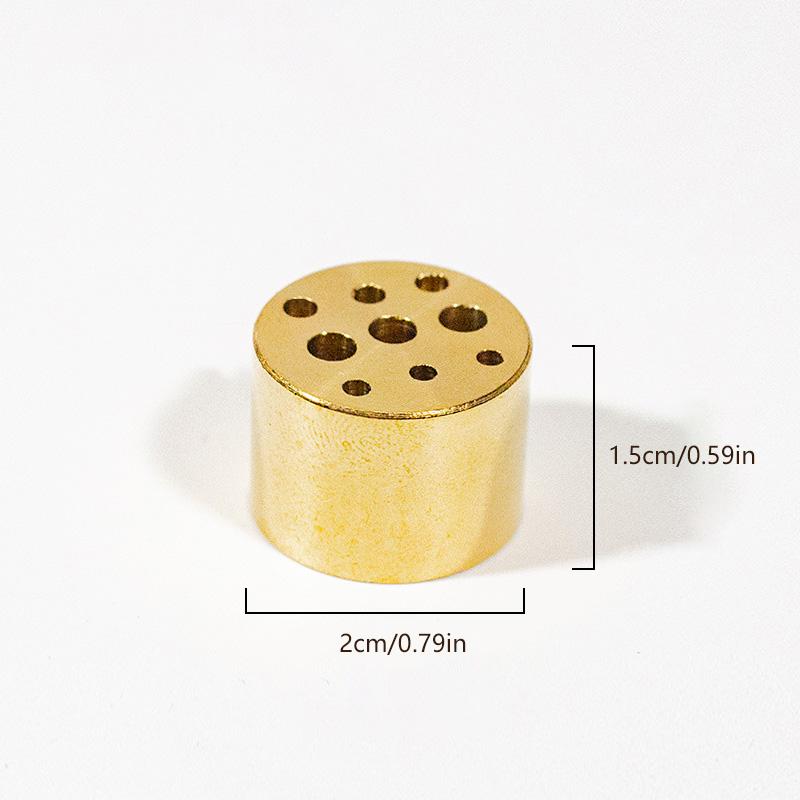 1 шт., домашний орнамент, пеплоуловитель, горелка, подставка, ароматические палочки, держатель для благовоний, латунный цветок лотоса