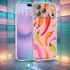 Spicy Red Chili Peppers Phone Case For iPhone 16,14,11,17,13,15,12,Air,Plus,Pro,Max,E,Mini Frosted for MagSafe Magnetic Wireless