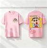 Summer Kids Clothes Anime Colour Tops Crayons Shin-chan Children Front Back Print T Shirt Kawaii Boy Girl Short Sleeve Tee Shirt