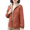 Stylish Autumn Hooded Jacket for Mothers - Versatile Spring & Autumn Casual Wear for Middle-Aged and Elderly Women