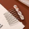 1PCS Elegant Acetate Bowknot Twist Hair Comb Princess Side Hair Clip Bangs Clip Hair Style Accessories