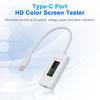 USBC Voltage Tester Meter TypeC Voltage and Current Tester Meter 430V 06.5A 195W TypeC USB