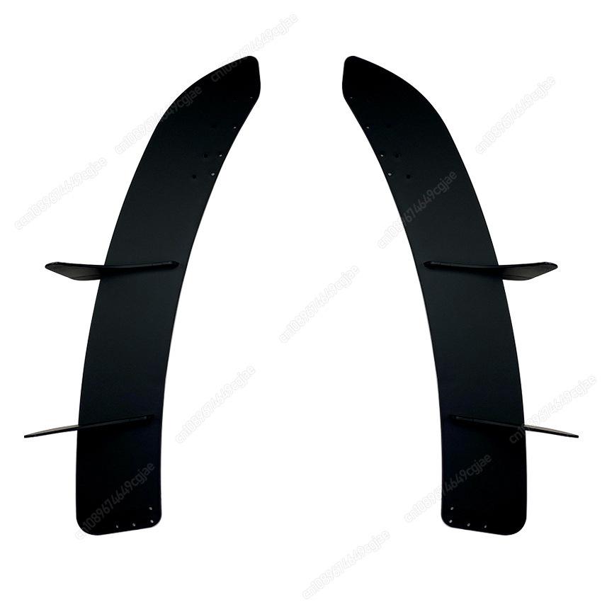 For VW Golf 6 MK6 R R20 2008-2013 Car Rear Bumper Diffuser Tail Splitter Spoilers Protector Guard Lip Glossy Black ABS Bodykits